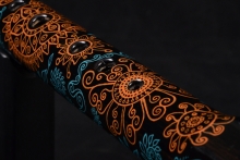 Nigerian Ebony Native American Flute, Minor, Mid F#-4, #F38A